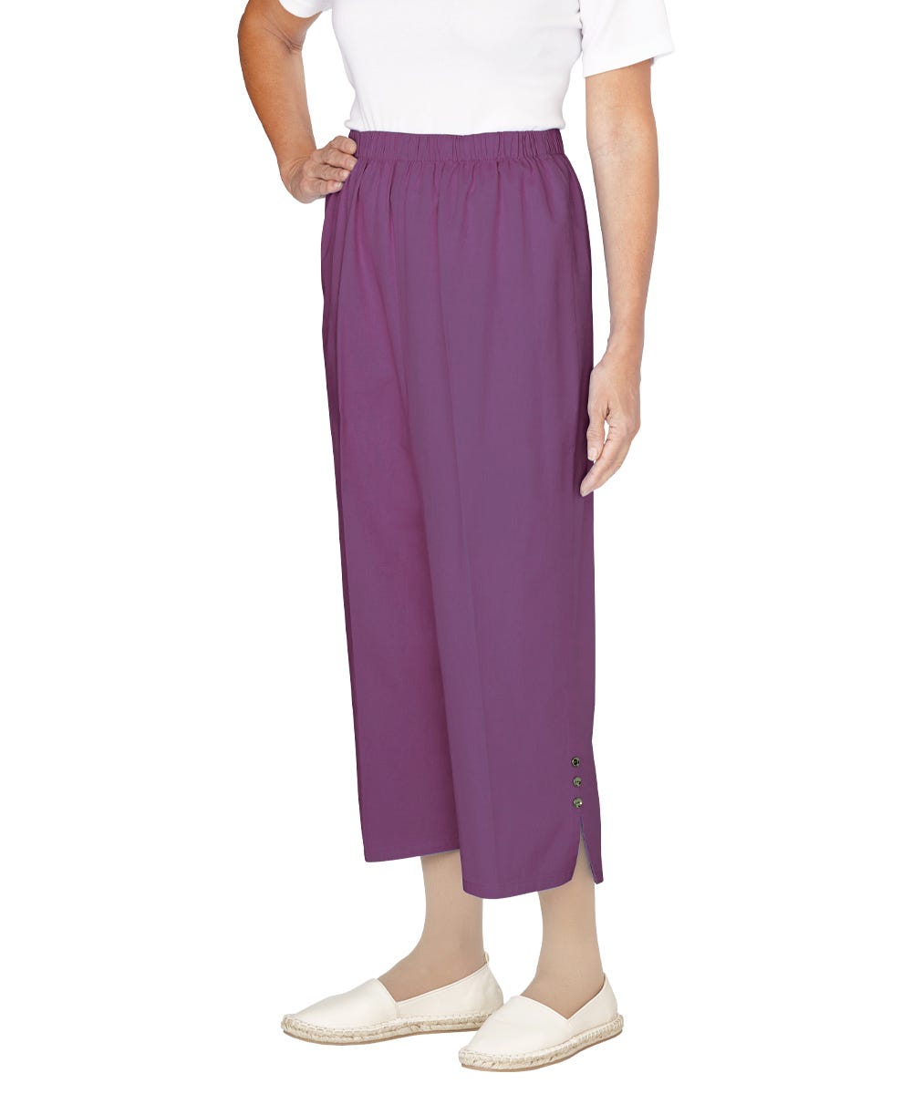 Women's Open Back Cotton Capris