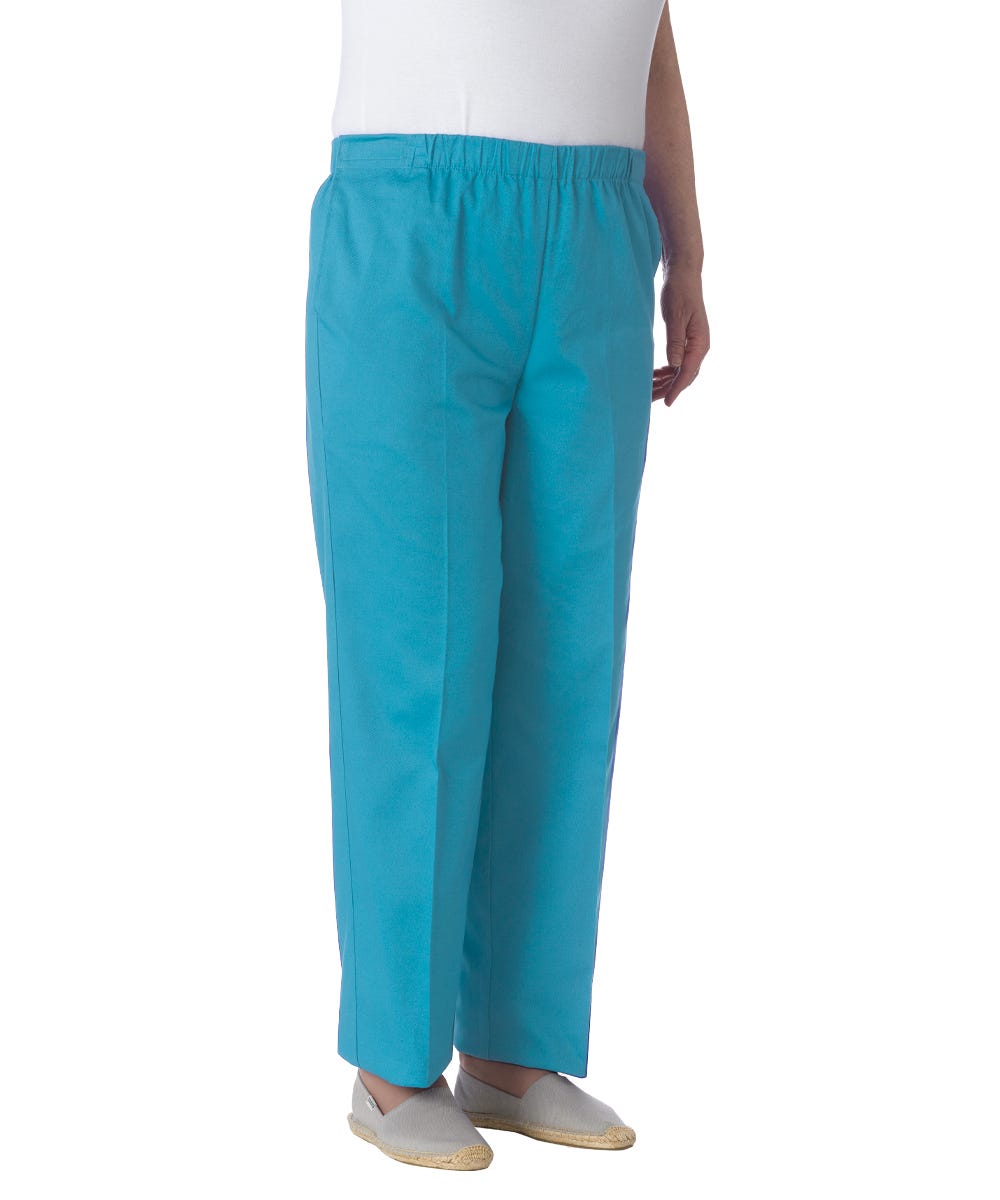 Women's Self Dressing Easy Access Cotton Pant