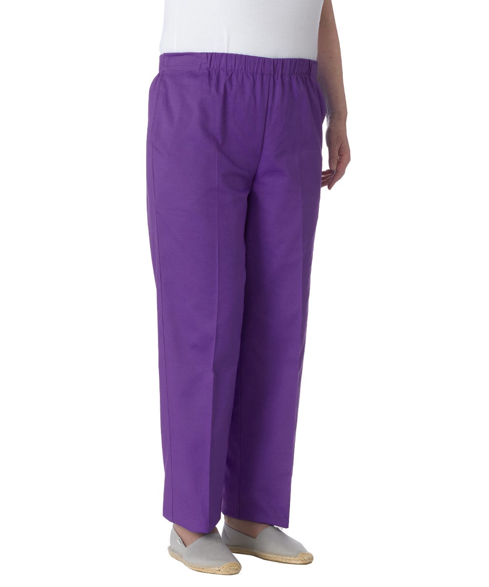 Women's Self Dressing Easy Access Cotton Pant