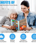 Picture Book Set for Seniors with Dementia - Alzheimer's Activity for Adults - for Patients in Nursing Home - Gifts for Elderly - Memory Care Games - Stroke Rehab - Brain Exercise - Parkinson Product