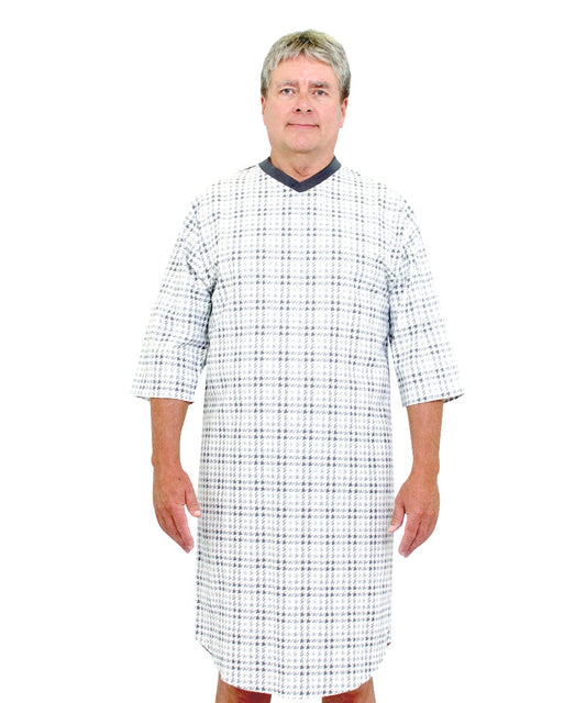 Men's Flannel Hospital Gowns - Clearance