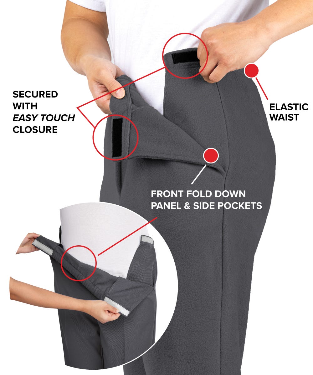 Men's Self Dressing Easy Access Pant - Clearance