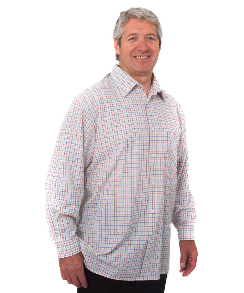 Men's Open Back Adaptive Sport Shirt