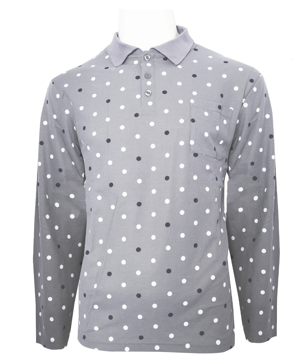 Mens Adaptive Polo Shirt Top - Adaptive Golf Shirt