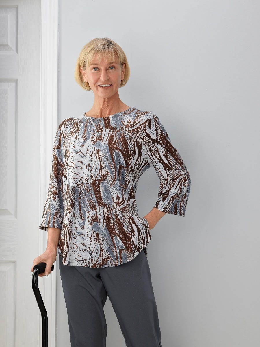 Women's Open Back High-Low Top