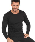 MaRe Premium Quality 100% Brushed Cotton/Fleece Men's Long Sleeved T-Shirt. Proudly Made in Italy.