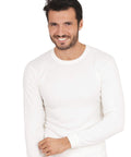 MaRe Premium Quality 100% Brushed Cotton/Fleece Men's Long Sleeved T-Shirt. Proudly Made in Italy.