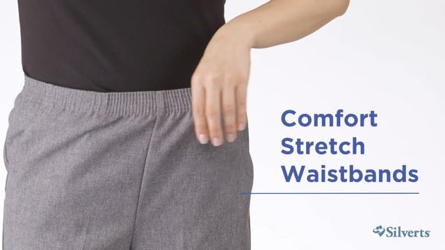Women's Pull On Elastic Waist Pant