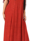 Sakkas Niam Women's Maxi Capelet Long Dress Celtic Medieval Renaissance Adjustable - Buy One Get One