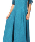 Sakkas Niam Women's Maxi Capelet Long Dress Celtic Medieval Renaissance Adjustable - Buy One Get One