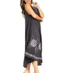 Sakkas Starlight Fourth Women's Tie Dye Caftan Tank Dress/Cover Up  Beach Kaftan