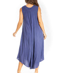Sakkas Starlight Fourth Women's Tie Dye Caftan Tank Dress/Cover Up  Beach Kaftan