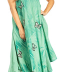 Sakkas Starlight Fourth Women's Tie Dye Caftan Tank Dress/Cover Up  Beach Kaftan