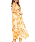 Sakkas Starlight Fourth Women's Tie Dye Caftan Tank Dress/Cover Up  Beach Kaftan