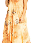 Sakkas Starlight Fourth Women's Tie Dye Caftan Tank Dress/Cover Up  Beach Kaftan