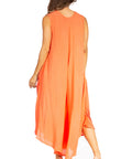 Sakkas Starlight Fourth Women's Tie Dye Caftan Tank Dress/Cover Up  Beach Kaftan