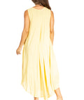 Sakkas Starlight Fourth Women's Tie Dye Caftan Tank Dress/Cover Up  Beach Kaftan
