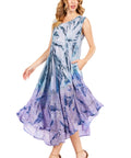 Sakkas Starlight Fourth Women's Tie Dye Caftan Tank Dress/Cover Up  Beach Kaftan