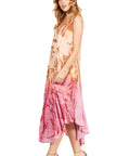Sakkas Starlight Fourth Women's Tie Dye Caftan Tank Dress/Cover Up  Beach Kaftan