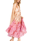 Sakkas Starlight Fourth Women's Tie Dye Caftan Tank Dress/Cover Up  Beach Kaftan