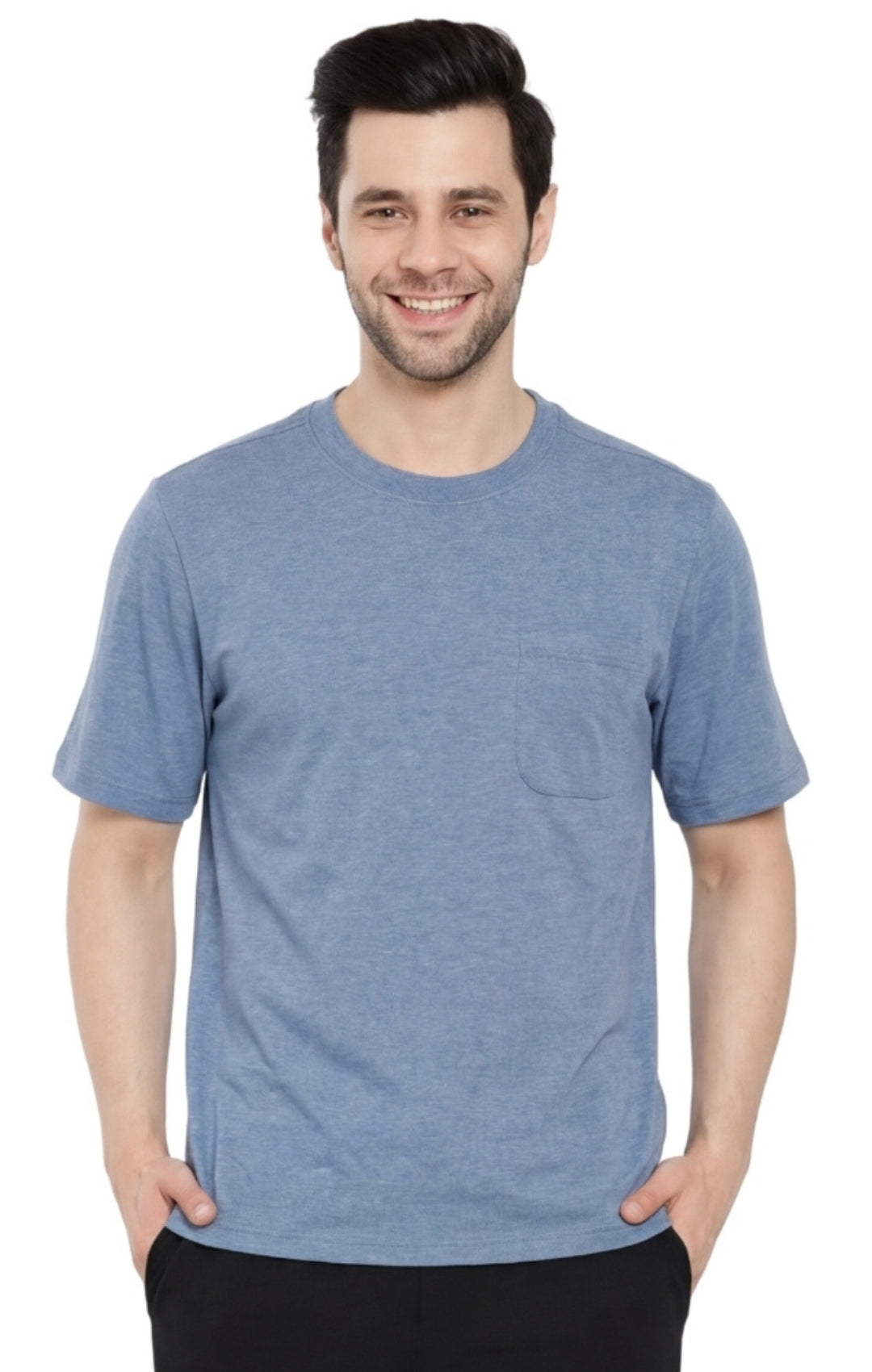 Men's Heavyweight Short Sleeve Crew Neck with Pocket T-Shirt