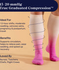 Knee-High Compression Socks - Solid