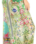 Sakkas Anie Women's Boho Casual Flowy Flare Palazzo Wide Leg Pants Floral Print