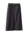 Women's Self Dressing Pull-On Denim Midi Skirt