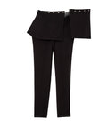 Faux Leather Open Back Leggings