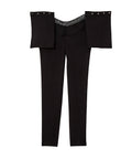 Faux Leather Open Back Leggings