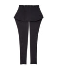 Classic Black Open Back Leggings