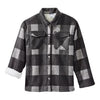 Men's Magnetic Closure Sherpa Lined Shirt Jacket