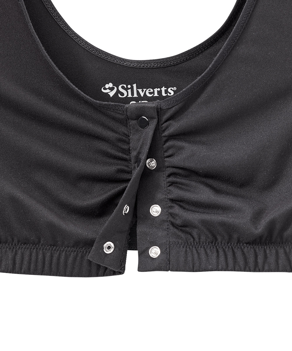 Women's Adaptive Front Snap Closure Bra - Clearance