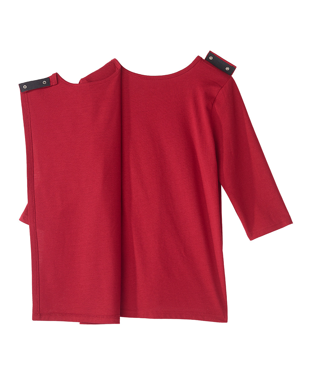 Women's Open Back Seasonal Print Top