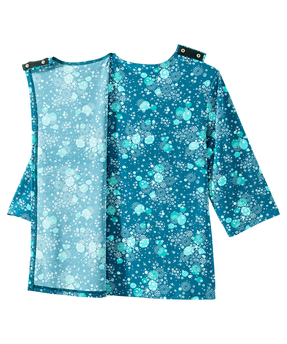 Women's Open Back Shirred Top