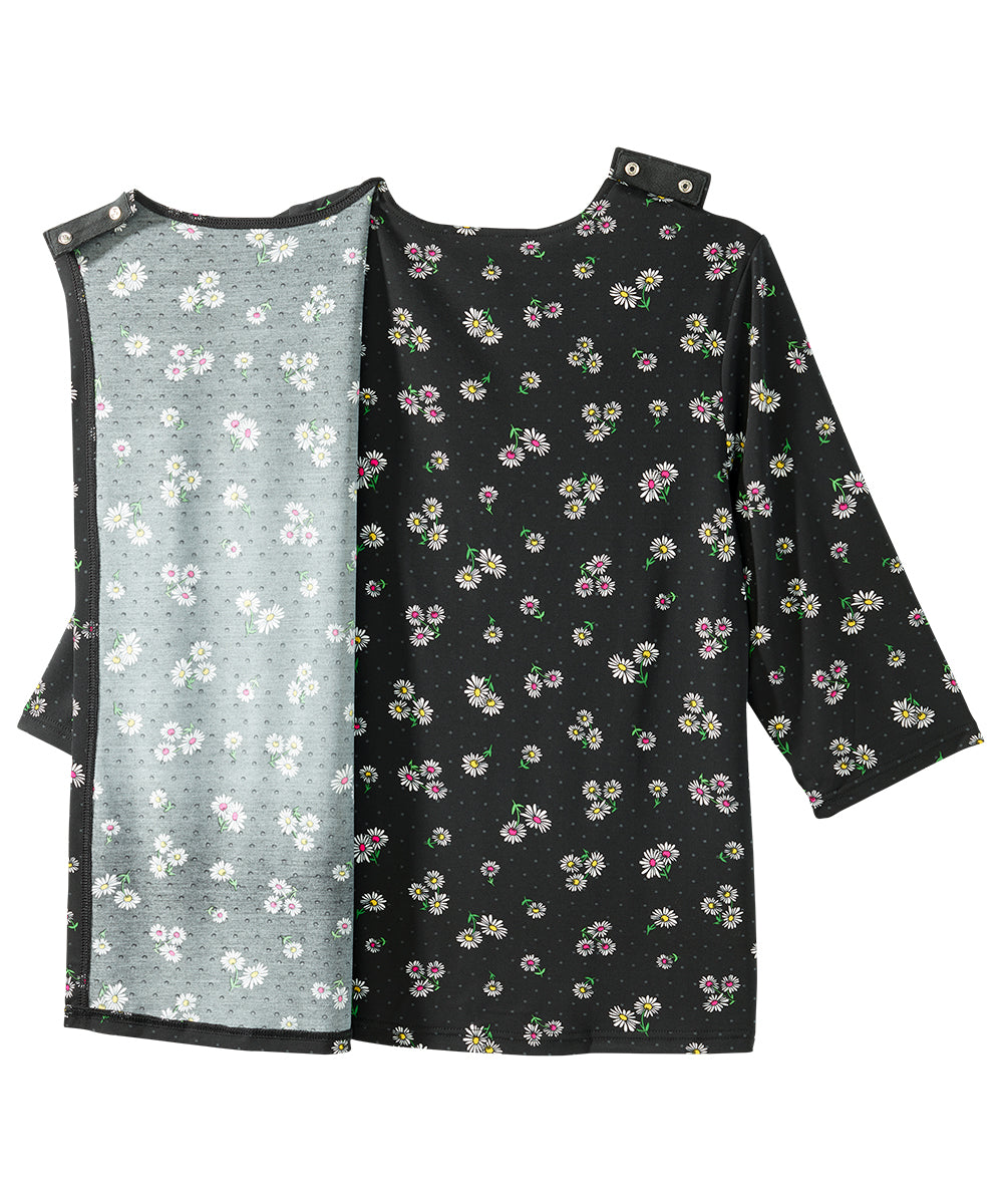 Women's Open Back Shirred Top