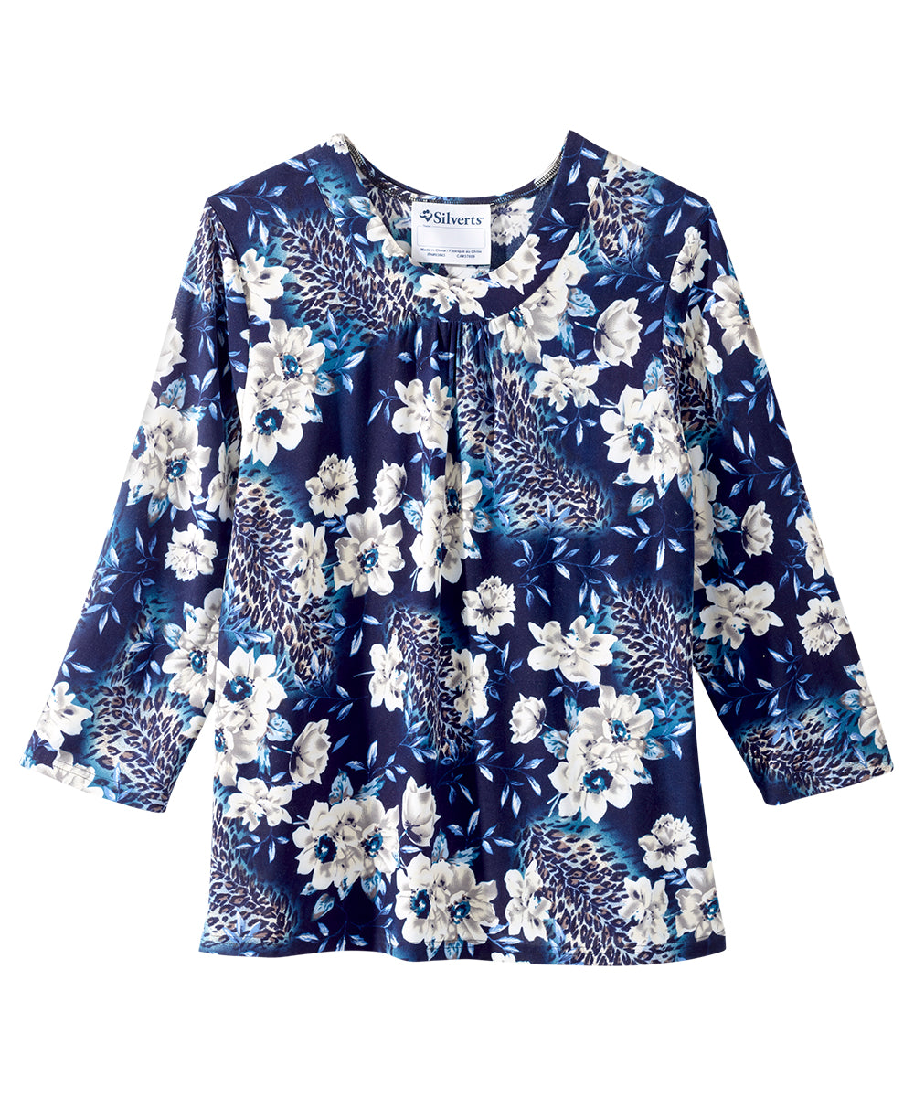 Women's Open Back Shirred Top