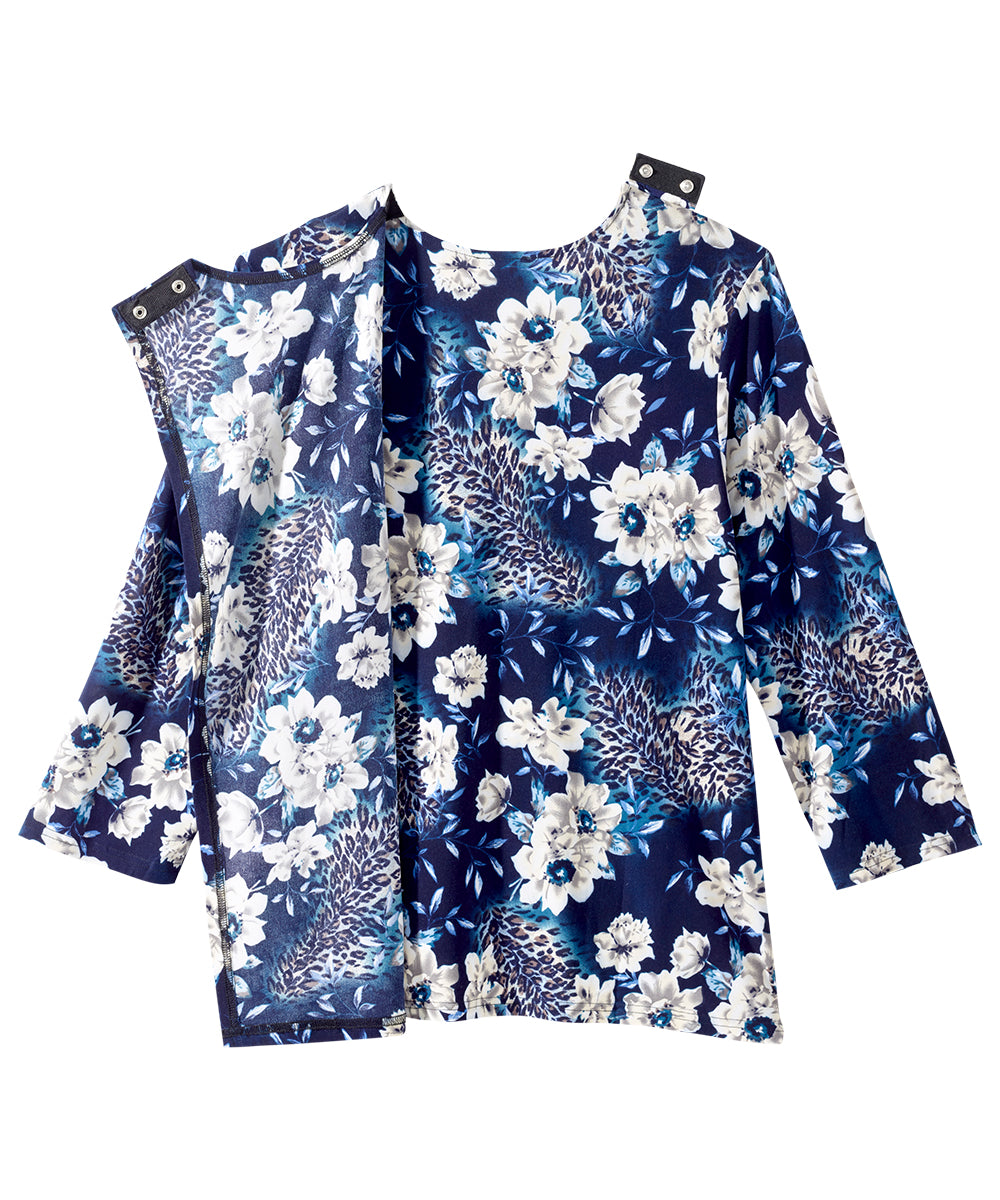 Women's Open Back Shirred Top
