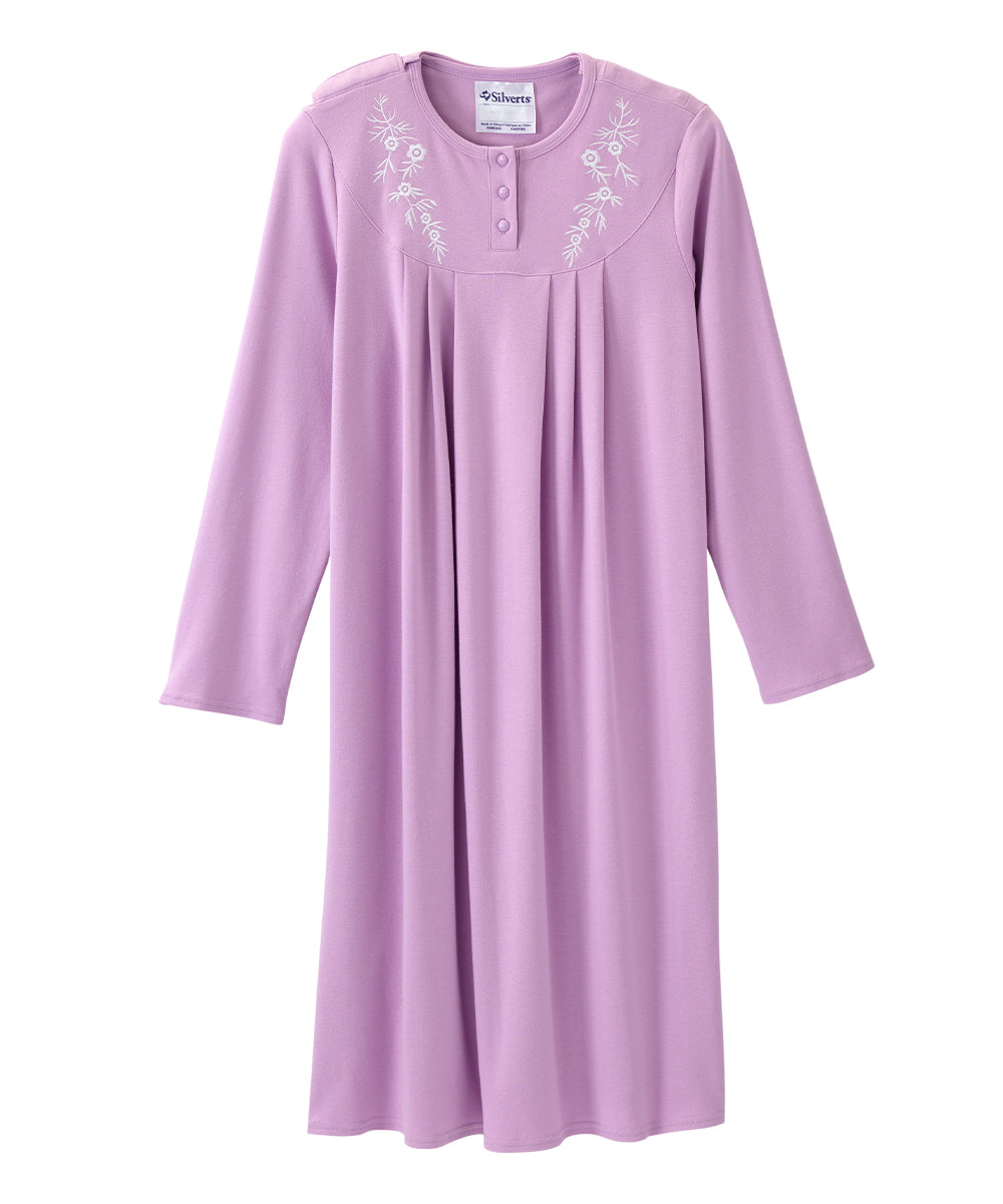 Women's No Peek Hospital & Home Care Long Sleeve Gown