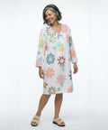 Women's Soft Bow Open Back Nightgown