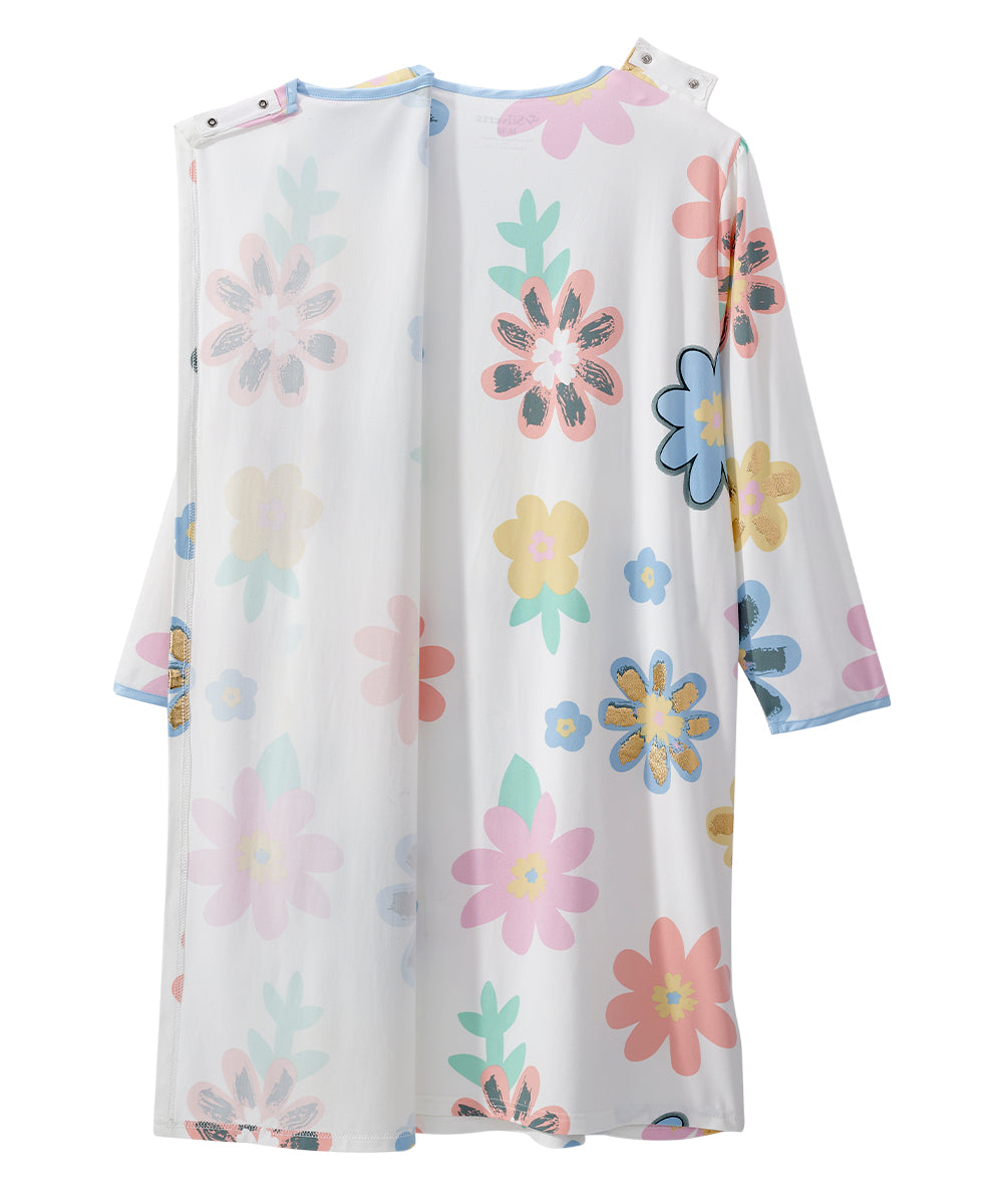 Women's Soft Bow Open Back Nightgown