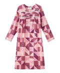 Women's No Peek Open Back Flannel Nightgown - Silverts 15