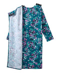 Women's No Peek Open Back Flannel Nightgown - Silverts 53