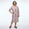 Women's Open Back V-Neck Lace Trim Nightgown