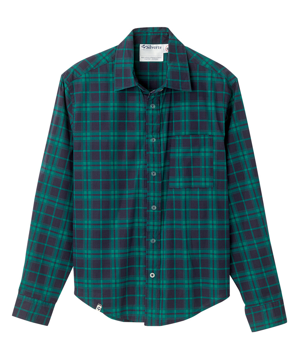 Men's Self Dressing Magnetic Buttons Dress Shirt