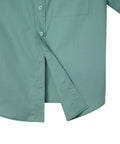 Magnetic Buttons Men's Short Sleeve Shirt