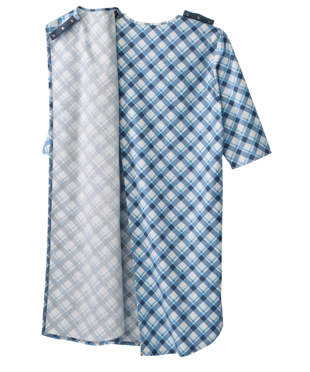 Men's Flannel Hospital & Home Care Gown