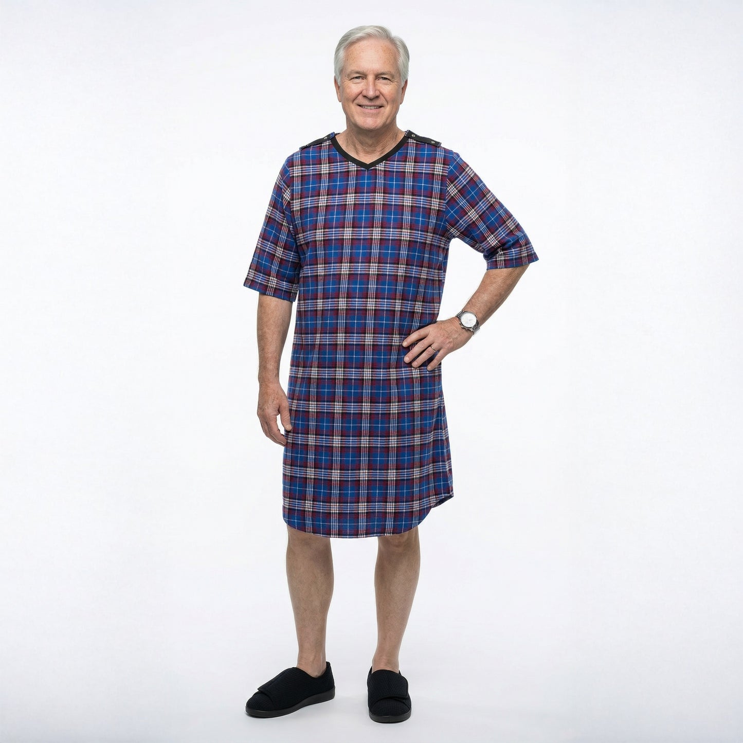 Men's Flannel Hospital & Home Care Gown