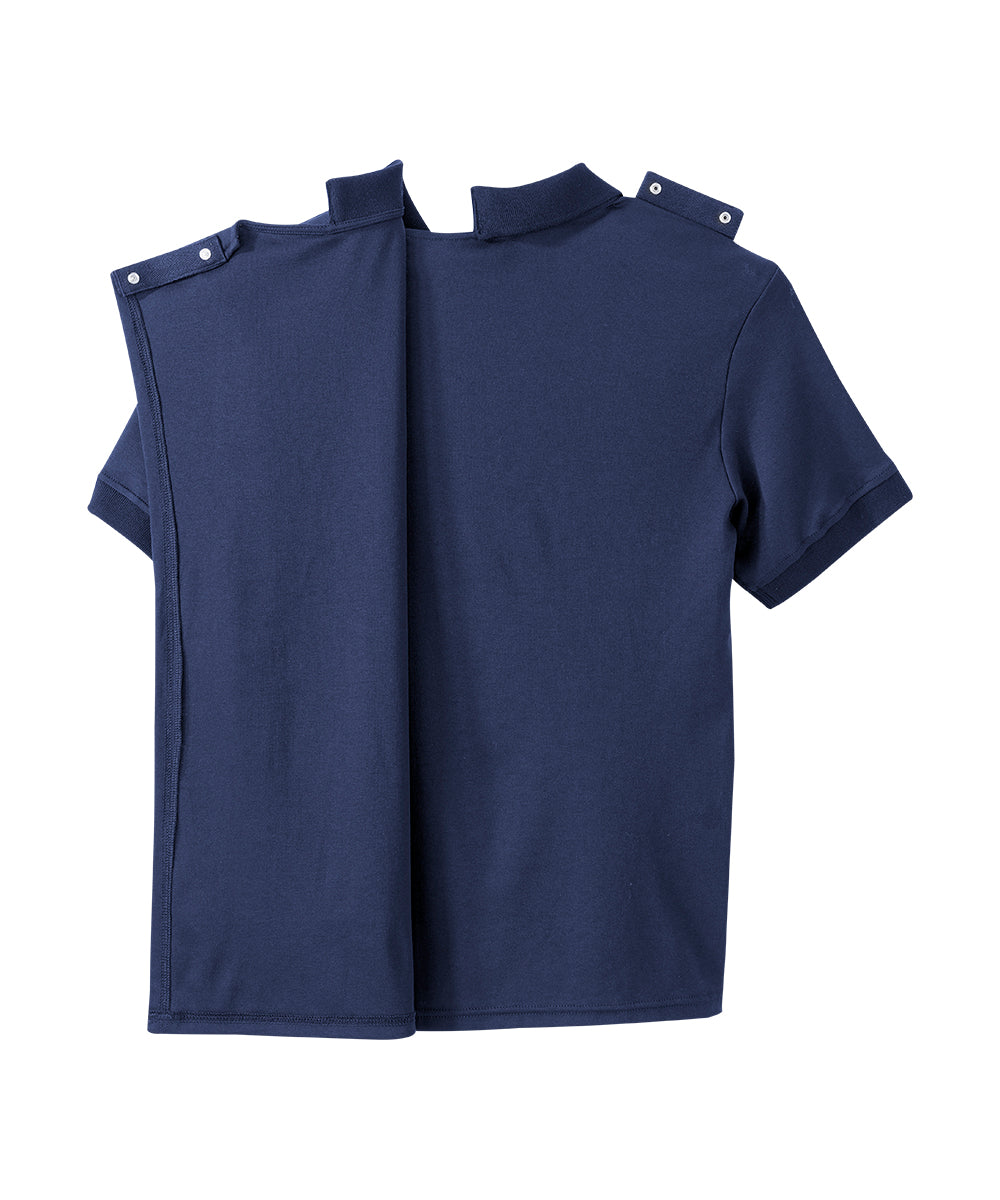 Men's Classic Open Back Short Sleeve Polo Shirt