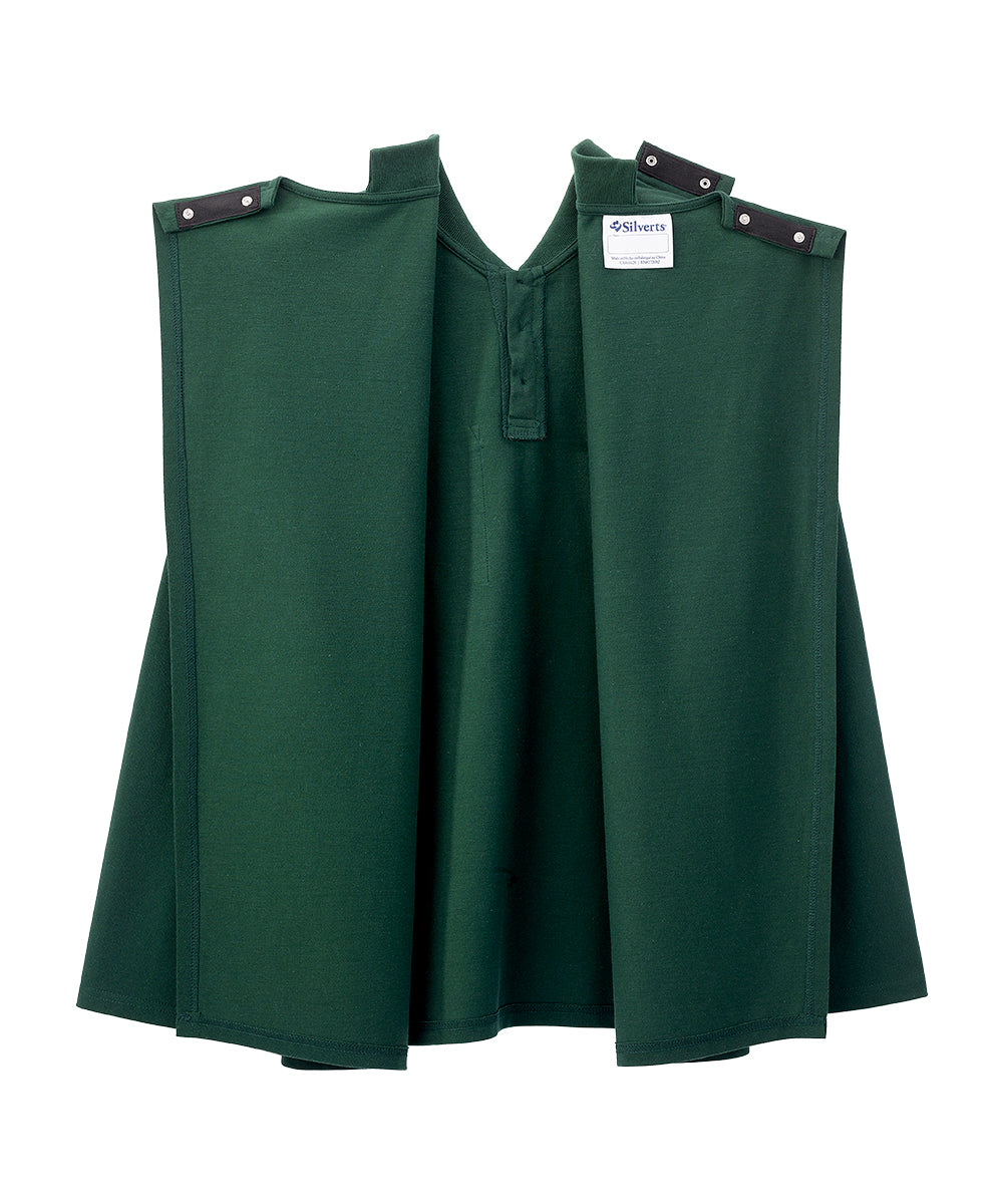 Men's Adaptive Open Back Polo Shirt with Long Sleeves